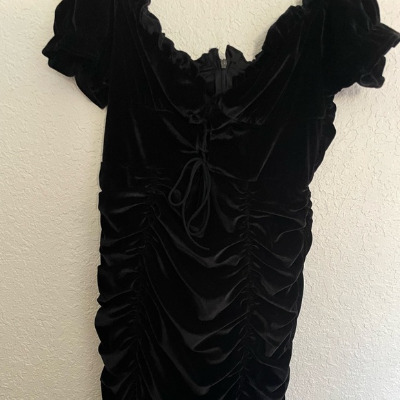 Princess Polly Mini Suede Dress - Picture 2 of 4